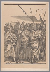 Reproducción de la tercera parte de la serie impresa De Triomf van Christus según Joos Lambrecht de Simonau and Toovey