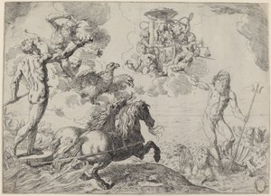 Júpiter, Neptuno y Plutón de Simone Cantarini