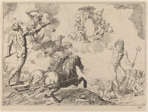 Júpiter, Neptuno y Plutón de Simone Cantarini