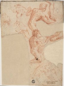 Bocetos de Desnudos Masculinos, Piernas (recto); Bocetos de Desnudos Masculinos (verso)