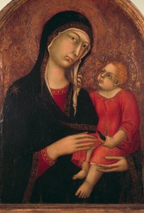 Virgen con el Niño de Simone Martini