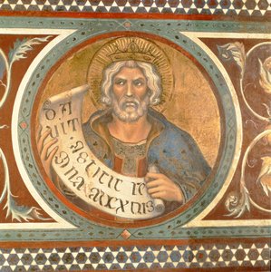 Maestà: David, (detalle) del marco de Simone Martini