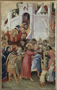 Políptico Orsini: Cristo llevando la cruz de Simone Martini