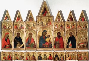 Políptico de Santa Catalina, 1320 de Simone Martini