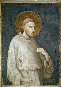 San Francisco de Asís, (detalle) de Simone Martini