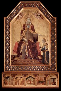 San Luis de Anjou corona a Roberto I de Nápoles (1277-1343)