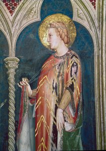 Santa Isabel de Hungría (detalle) de Simone Martini