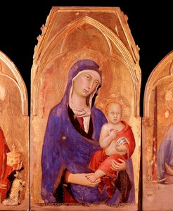 Virgen con niño de Simone Martini