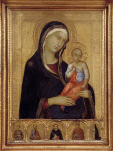 Virgen y Niño, c. 1324-1325 de Simone Martini di