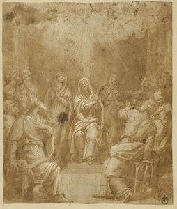 Estudio para Pentecostés de Simone Peterzano