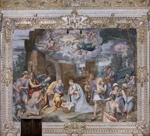 Adoración de los Pastores, 1578-82 de Simone Veneziano Peterzano