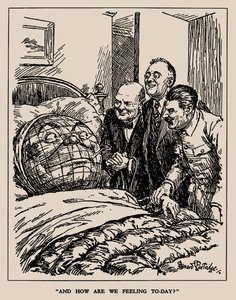 ¿Y cómo nos sentimos hoy?, 1945 de Sir Bernard Partridge