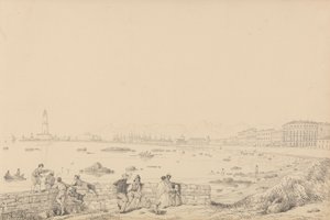 Álbum de 30 Vistas en el Tirol e Italia: Leghorn, Villa Caprille - Vista general 1er. Sept.er 1841 de Sir Charles D