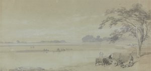 Vista del agua cerca de Calcuta