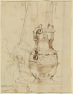 Un jarrón ornamentado [recto] de Sir David Wilkie