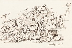 Escena de batalla de Sir David Wilkie