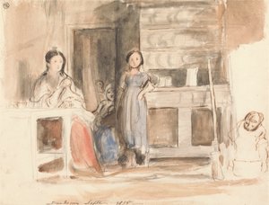 Escena de cocina: Dunkerrin, septiembre de 1835 de Sir David Wilkie
