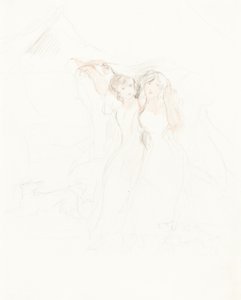 Dos chicas bajo un manto de Sir David Wilkie