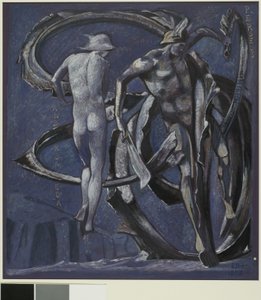 Perseo y Andrómeda, estudio para El destino cumplido de Sir Edward Burne Jones