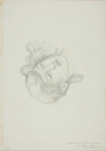 Reflejo de cabeza, estudio para Espejo de Venus de Sir Edward Burne Jones