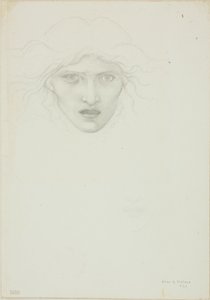 Estudio para Rondanini Medusa de Sir Edward Burne Jones