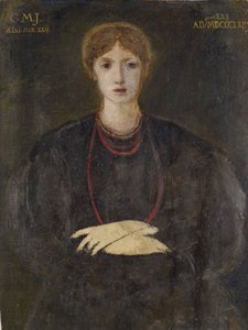 Retrato de Georgiana Burne-Jones 1840-1920, 1863 de Sir Edward Coley Burne Jones