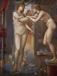 Pigmalión y la imagen - El dios enciende el fuego, 1878 de Sir Edward Coley Burne Jones