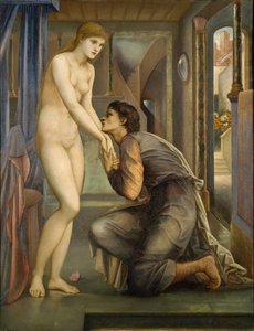Pigmalión y la imagen - El alma alcanza, 1878 de Sir Edward Coley Burne Jones