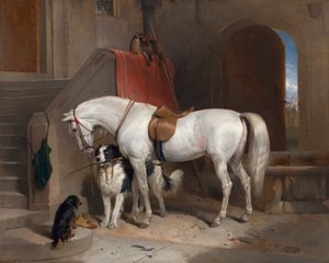 Favourites, the Property of H.R.H. Prince George of Cambridge [1835, Royal Academy of Arts, Londres, catálogo de exposición]. de Sir Edwin Henry Landseer
