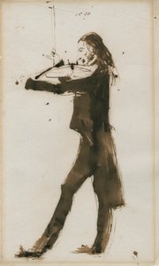 Retrato de Niccolò Paganini 1782-1840, 1831
