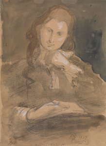 Retrato Estudio de Martha, Lady Hayter de Sir George Hayter