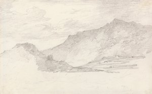Croquis de la colina de Sir George Howland Beaumont seventh Baronet