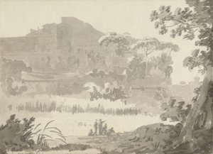 El Vaticano desde la carretera de Ponte Mola de Sir George Howland Beaumont seventh Baronet