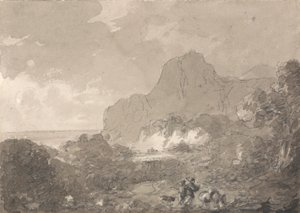 Vista de la costa de Italia de Sir George Howland Beaumont seventh Baronet