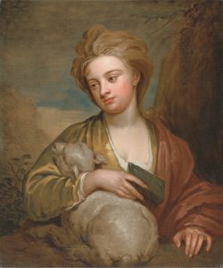 Retrato de una mujer como Santa Inés, tradicionalmente identificada como Catherine Voss