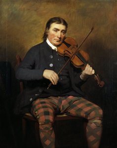 Retrato del violinista y compositor Niel Gow 1727-1807, 1787