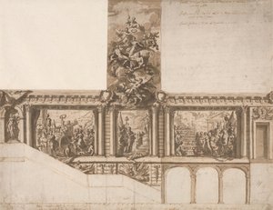 Diseño para techos, paredes y escaleras de Sir James Thornhill