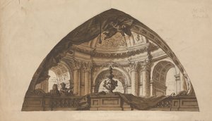 Diseño de una luneta de Sir James Thornhill