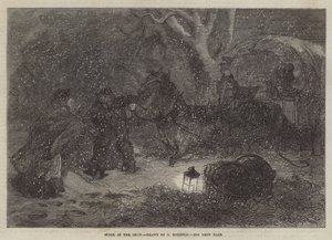 Atascado en la nieve de Sir John Charles Robinson