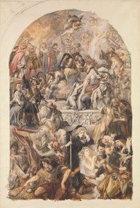 Apoteosis de los personajes de Shakespeare de Sir John Gilbert