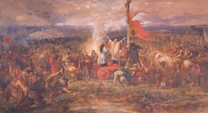 Batalla del Estandarte, Northallerton, Yorkshire, 22 de agosto de 1138, 1880 de Sir John Gilbert