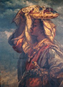 Chica negra con fruta, 1882