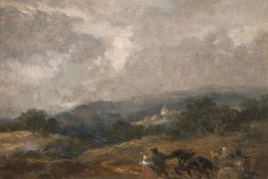 Boceto de Paisaje de Sir John Gilbert