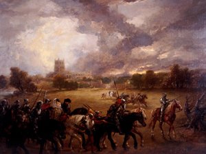 Margarita de Anjou tomada prisionera después de la Batalla de Tewkesbury, 1875 de Sir John Gilbert