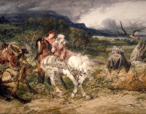 La bruja, 1889 de Sir John Gilbert