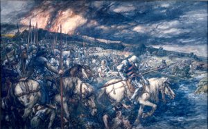 Guerra: después de la batalla, 1888 de Sir John Gilbert