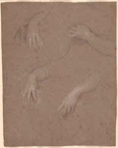 Dibujos de manos de Sir Peter Lely