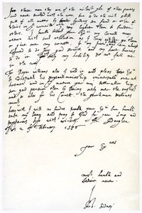 Carta de Sir Philip Sidney a Robert Dudley, Conde de Leicester, 2 de febrero de 1586 de Sir Philip Sidney