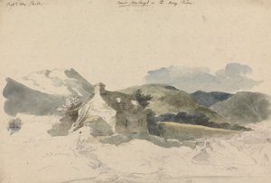 Cerca de Mallwyd en el Dovey de Sir Robert Kerr Porter
