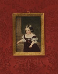 Retrato de la Reina Victoria de niña